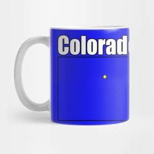 Minimalist Colorado Mug